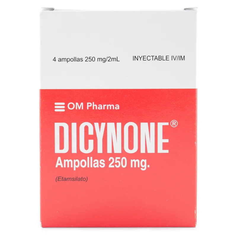 Dicynone 250 mg 2 mL 4 ampollas