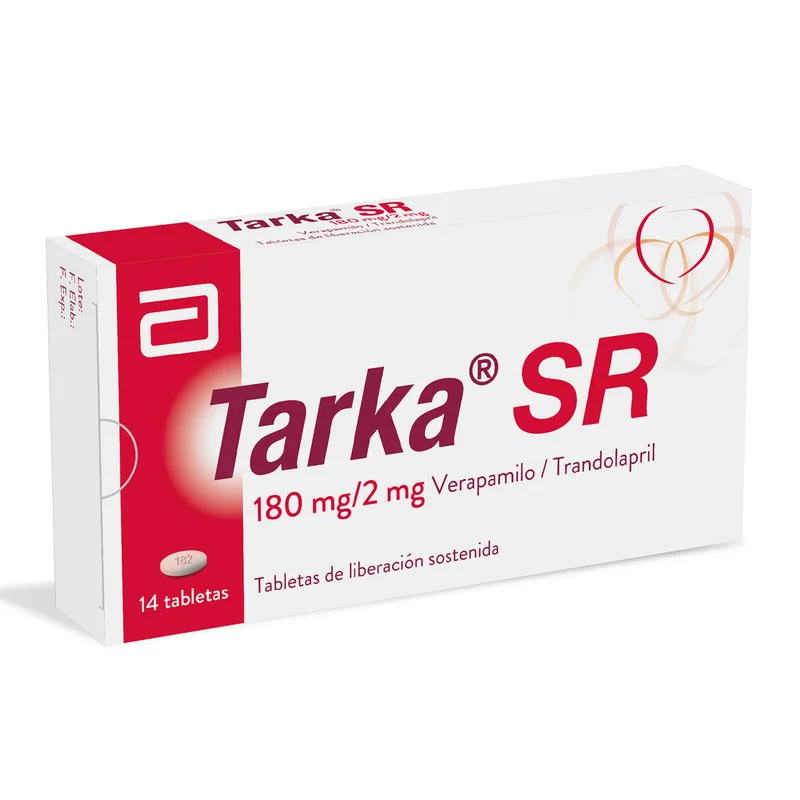 Tarka SR 180/2 mg 14 tabletas