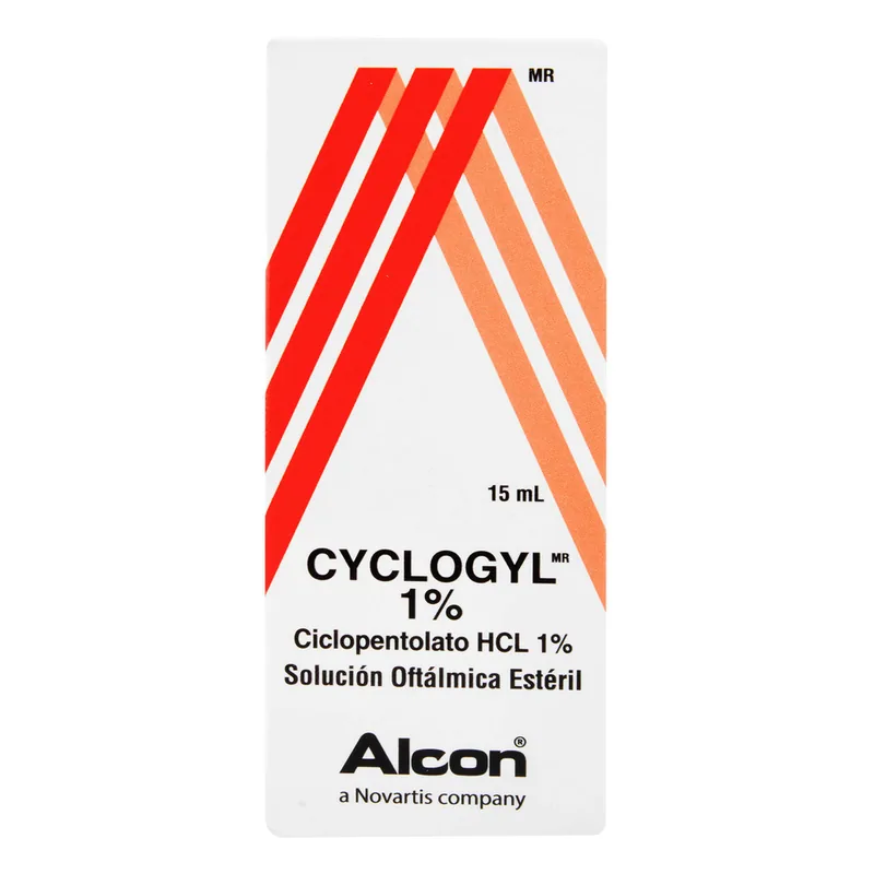 Cyclogyl 1% solución oftálmica 15 mL