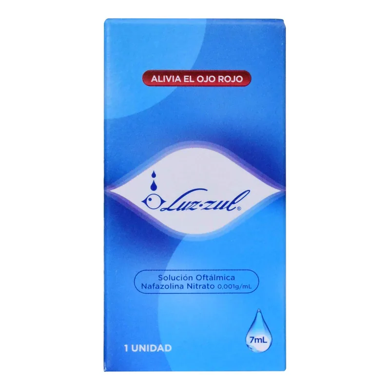 Luz Zul solución oftálmica frasco x 7 mL