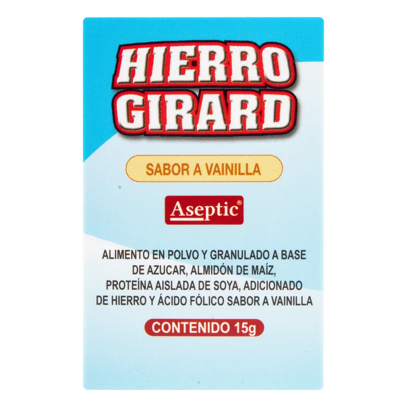 Hierro Girard Vainilla 15 g