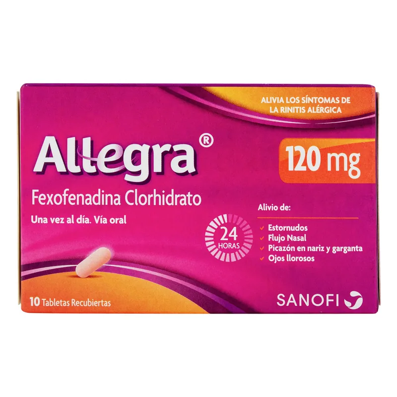 Allegra 120 mg 10 comprimidos