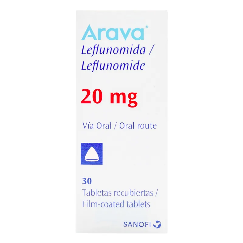 Arava 20 mg 30 tabletas
