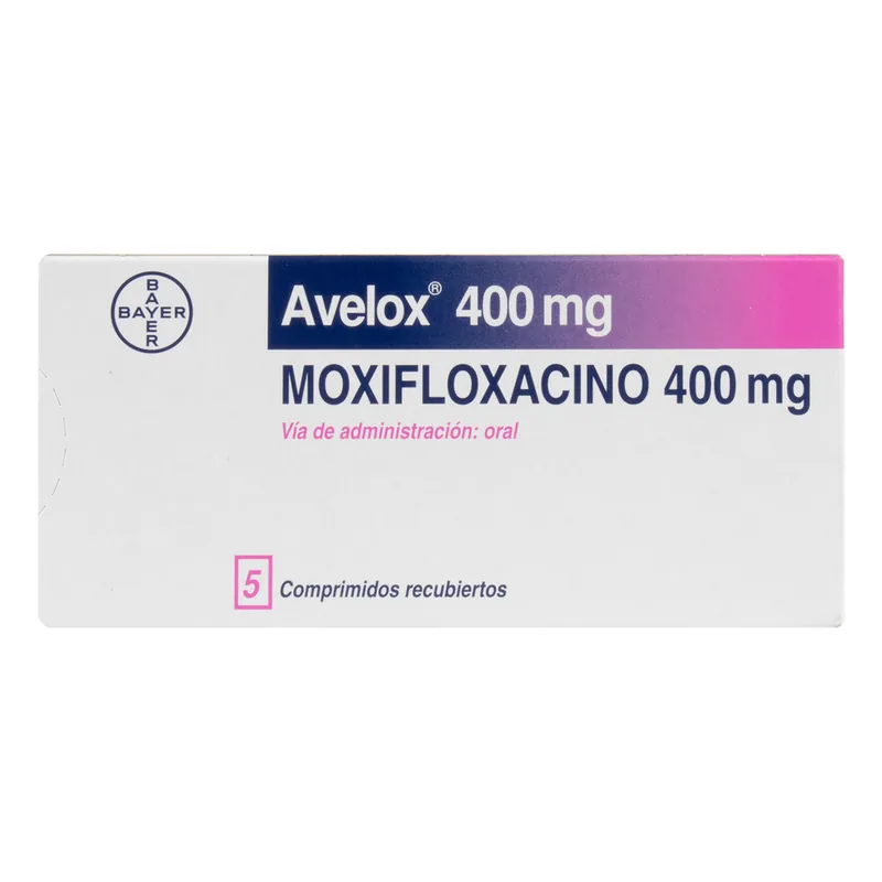 Avelox 400 mg 5 tabletas