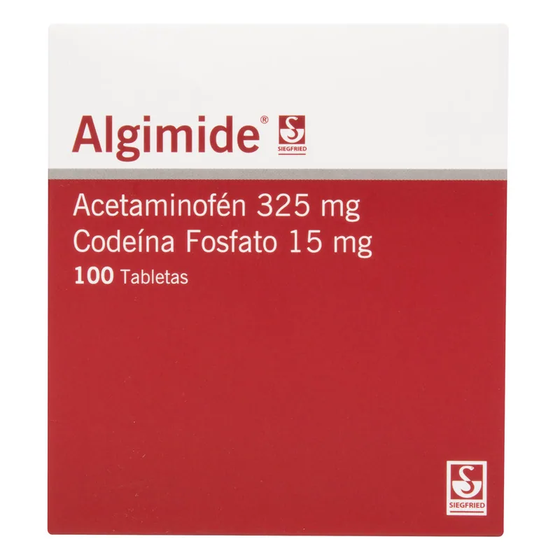 Algimide 325/15 100 tabletas Aceta/codein