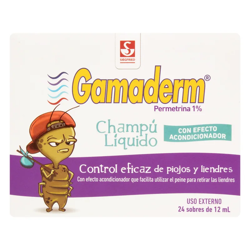Champú Gamaderm 24 sobres