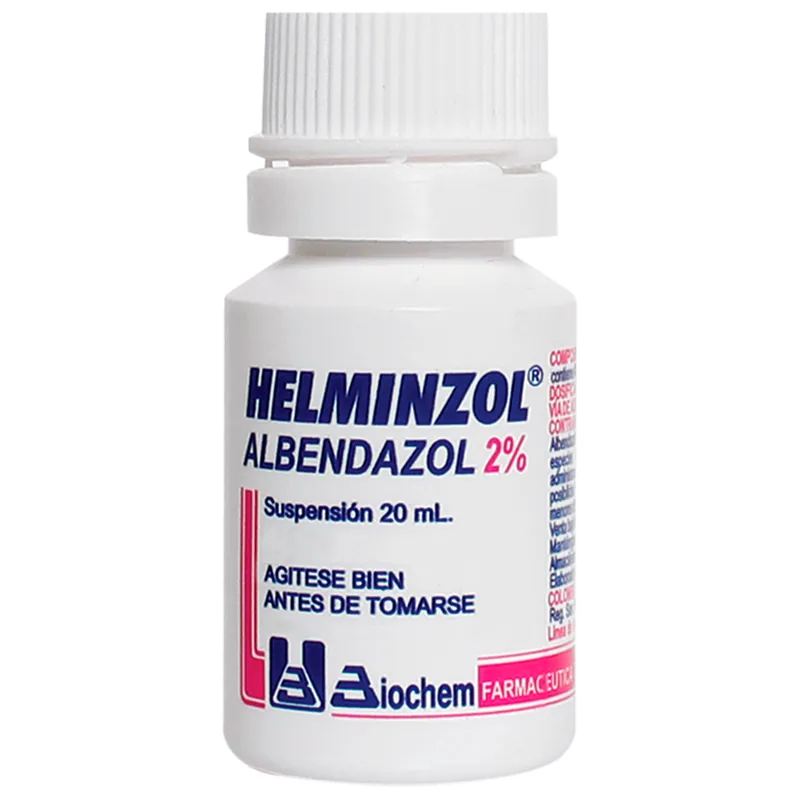 Helminzol jarabe 20 mL