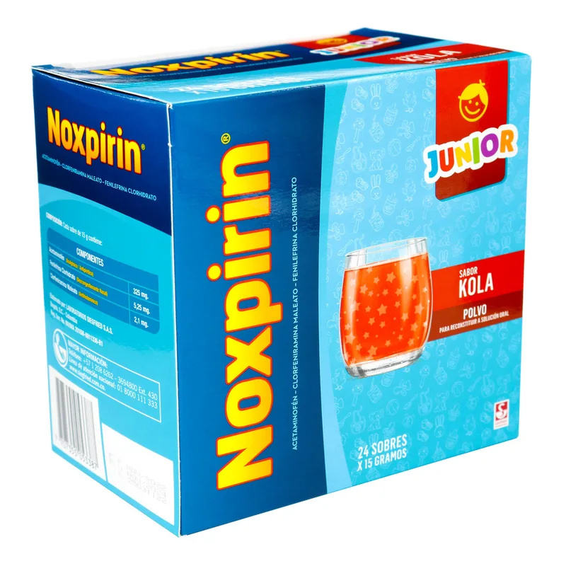 Noxpirin F Junior 15 g 24 sobres