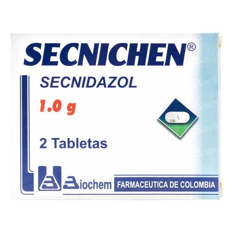 Secnichem 1.0 g 2 tabletas