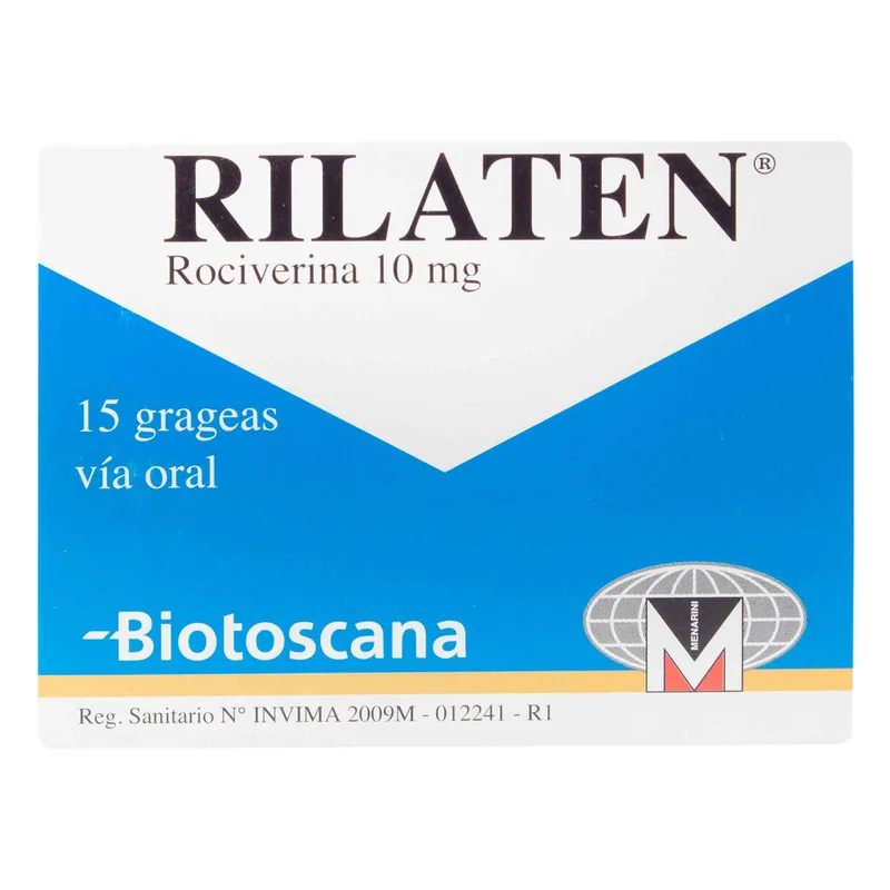 Rilaten 10 mg 15 grageas