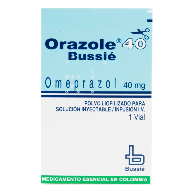 Orazole 40 mg infución 1 ampollas