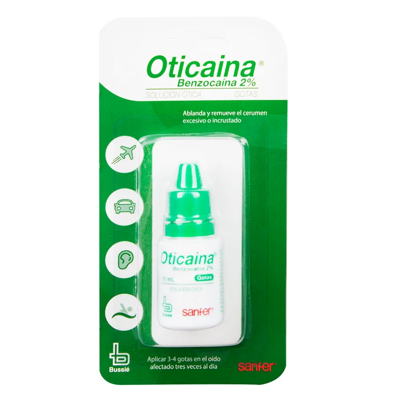 Oticaina gotas 10 mL