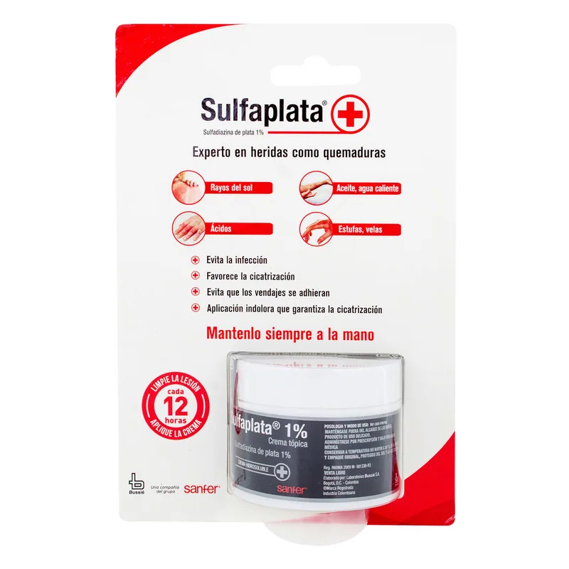 Sulfaplata 1% crema 30 g