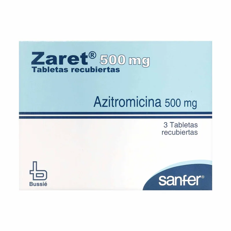 Zaret 500 mg 3 tabletas