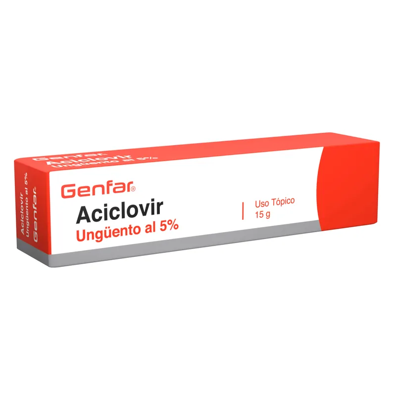 Aciclovir ungüento tópico 15 g GF
