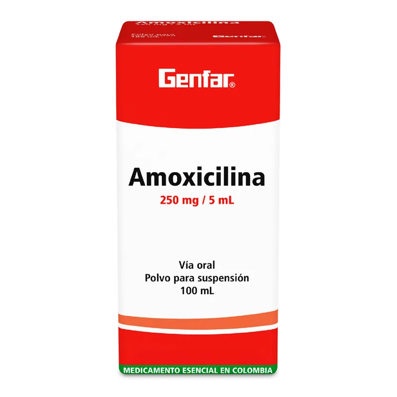 Amoxicilina 250 mg suspensión 100 mL GF