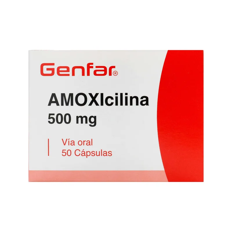 Amoxicilina 500 mg 50 cápsulas GF