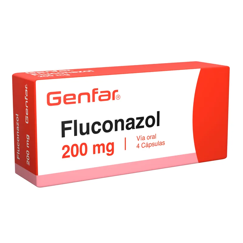 Fluconazol 200 mg 4 cápsulas GF