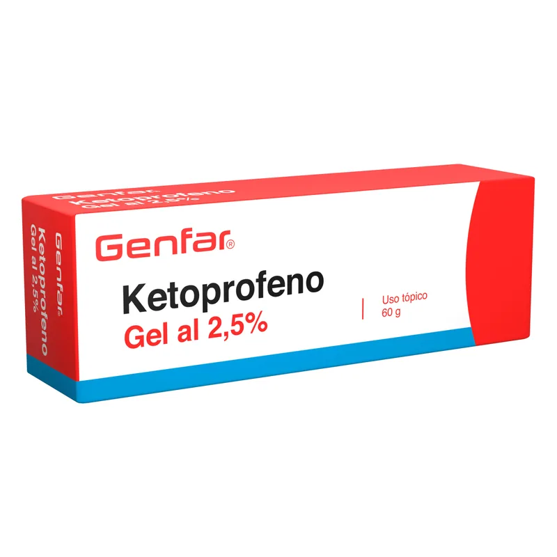Ketoprofeno Gel 2.5% 60 g GF