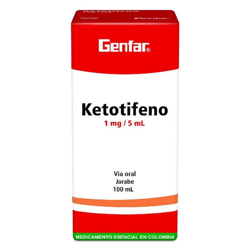 Ketotifeno 1 mg jarabe 100 mL GF