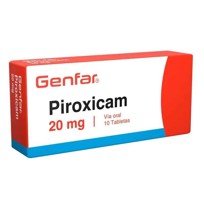 Piroxicam 20 mg 10 tabletas GF