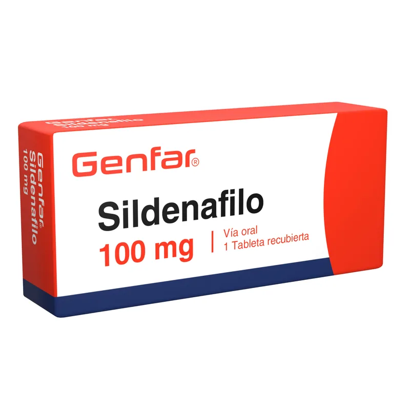 Sildenafil 100 mg 1 tabletas GF