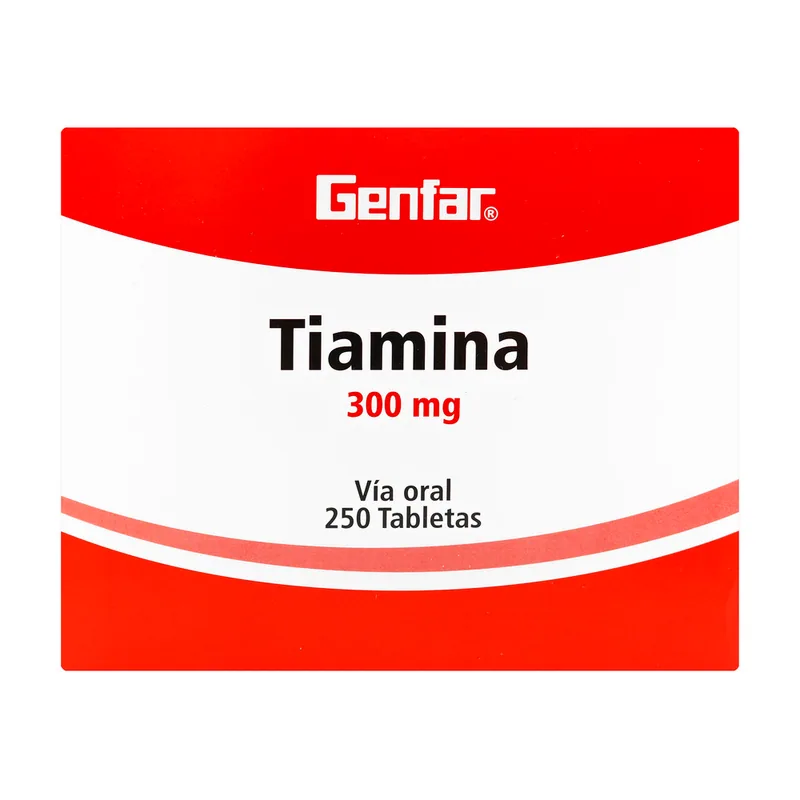 Tiamina 300 mg 250 tabletas GF