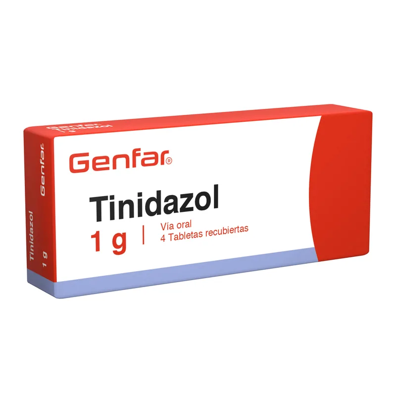 Tinidazol 1 g 4 tabletas GF