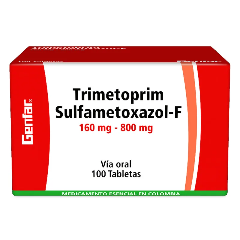 Trimetoprim Sulfa F 160-800 100 tabletas GF