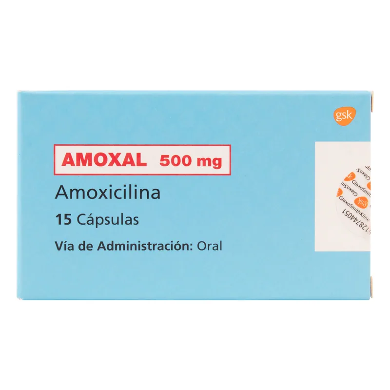 Amoxal 500 mg 15 cápsulas