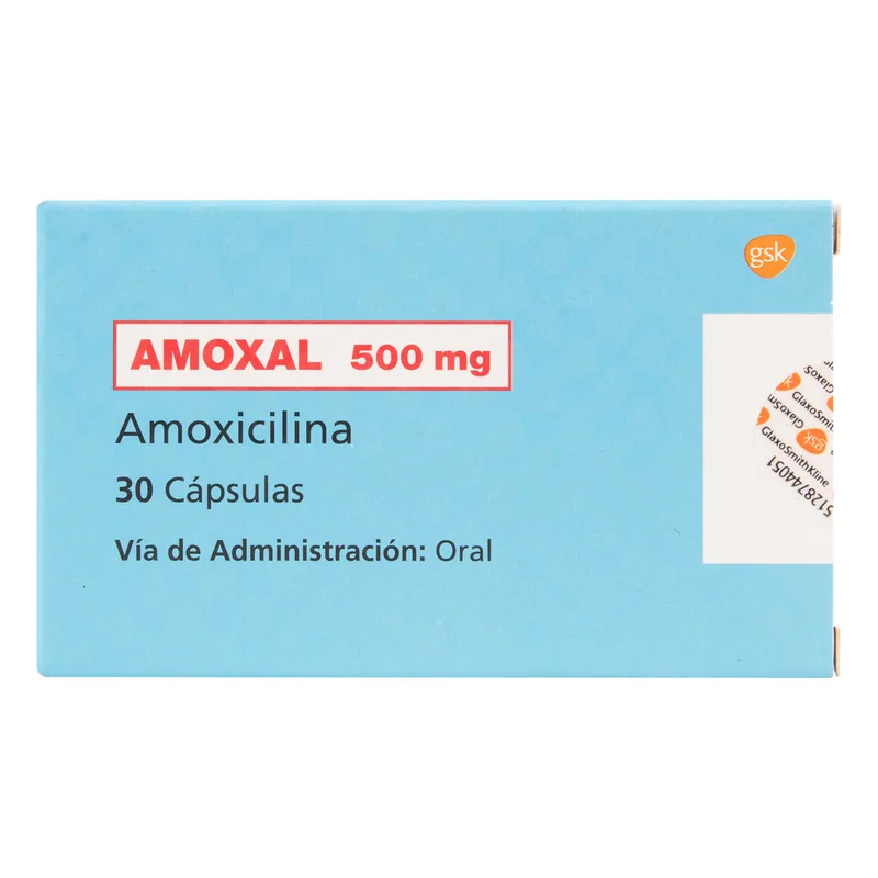 Amoxal 500 mg 30 cápsulas