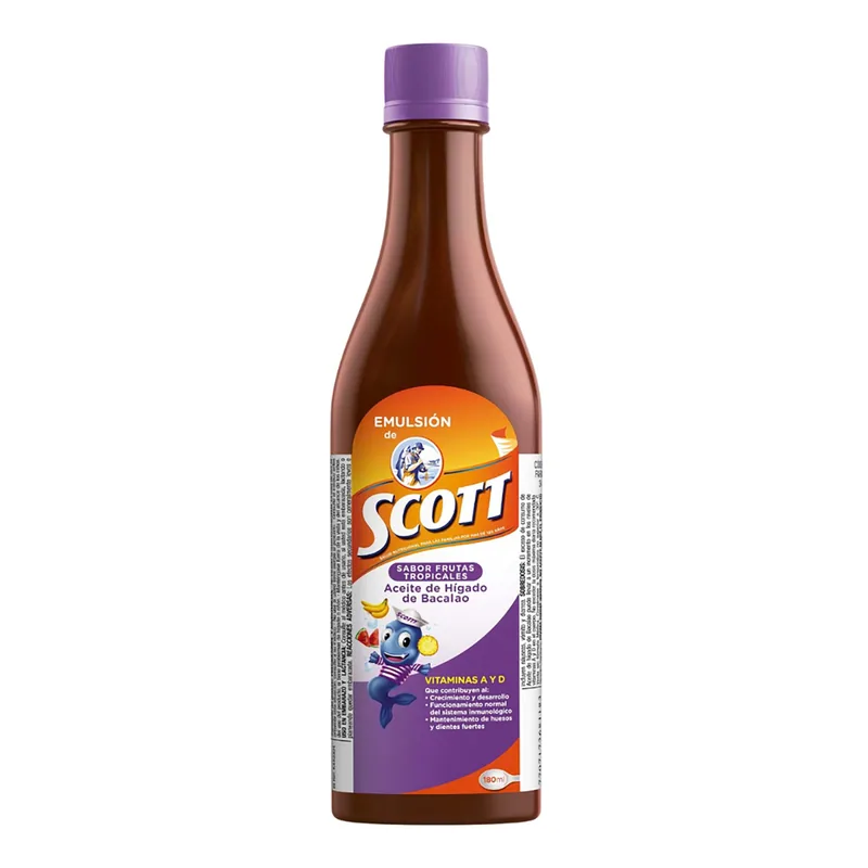 Emulsión Scott Fruta Tropical 180 mL