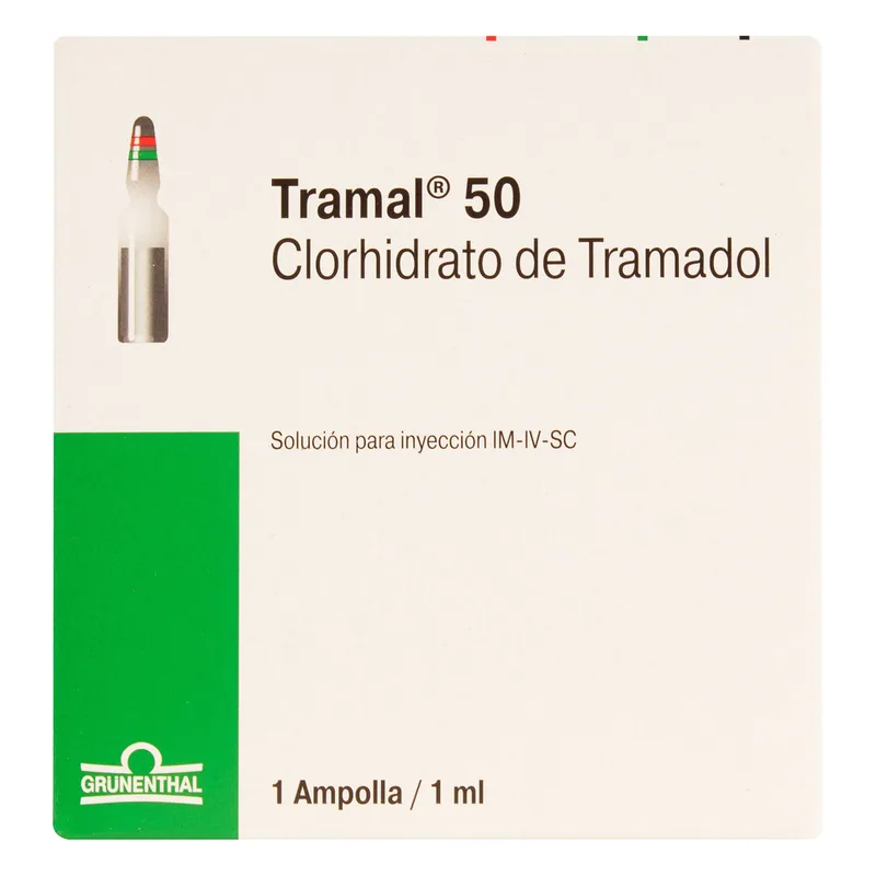 Tramal 50 mg/1 mL x 1 ampollas