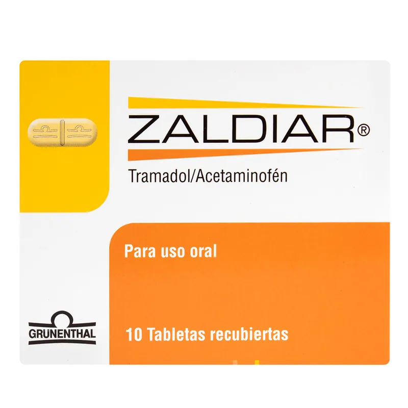 Zaldiar 37.5/325 mg 10 tabletas