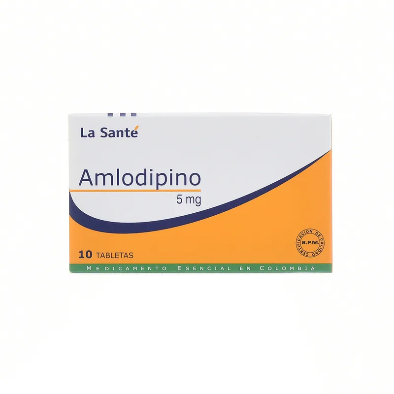 Amlodipino 5 mg 10 tabletas LS