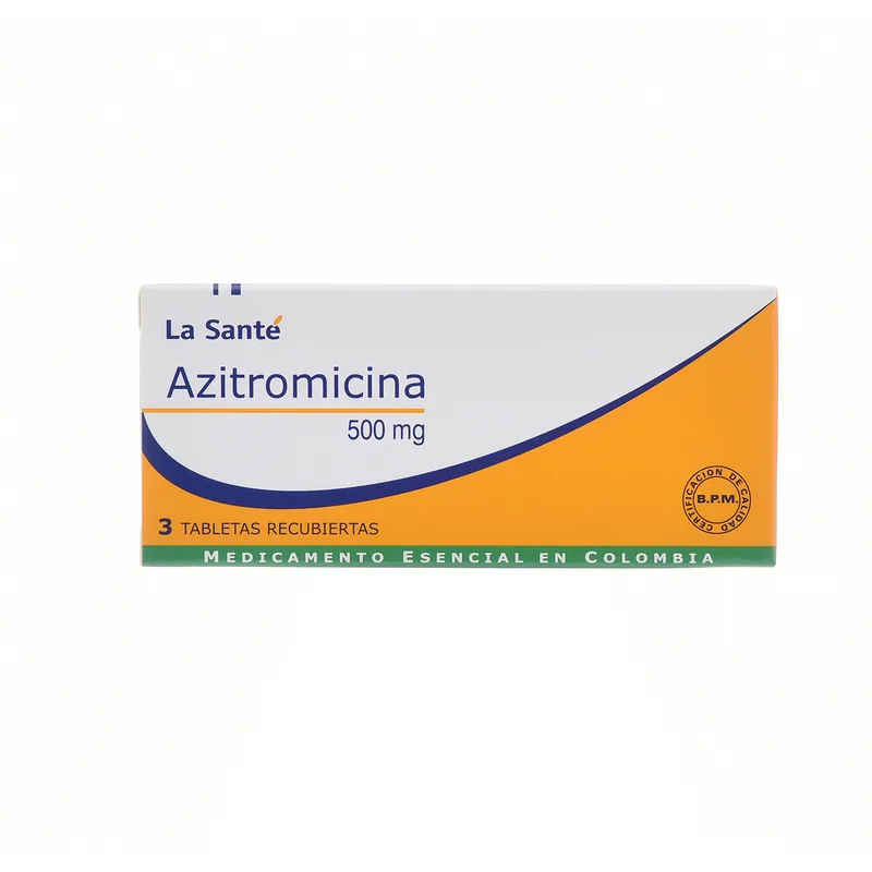 Azitromicina 500 mg 3 tabletas LS