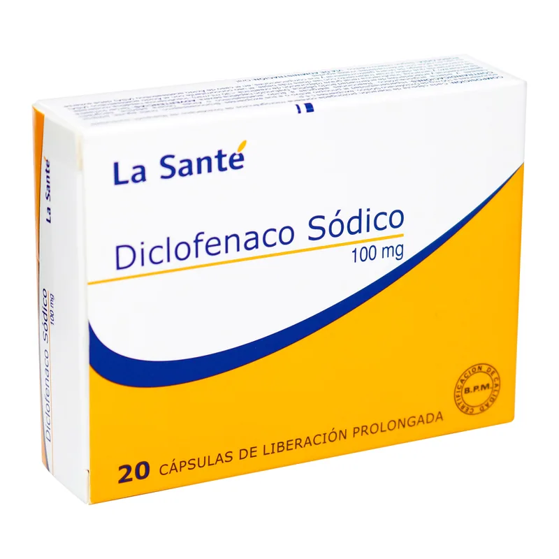 Diclofenaco Retard 100 mg 20 cápsulas LS
