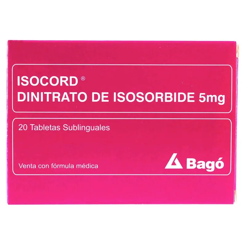 Isocord Subling 5 mg 20 tabletas