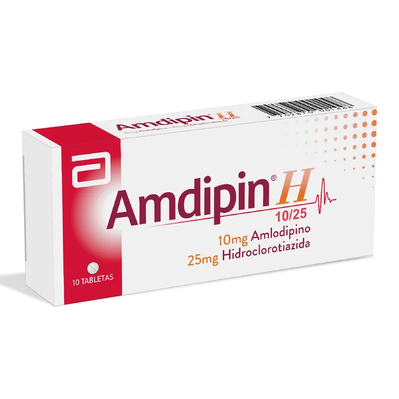 Amdipin H 10 mg 10 tabletas
