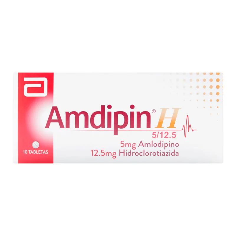 Amdipin H 5 mg 10 tabletas