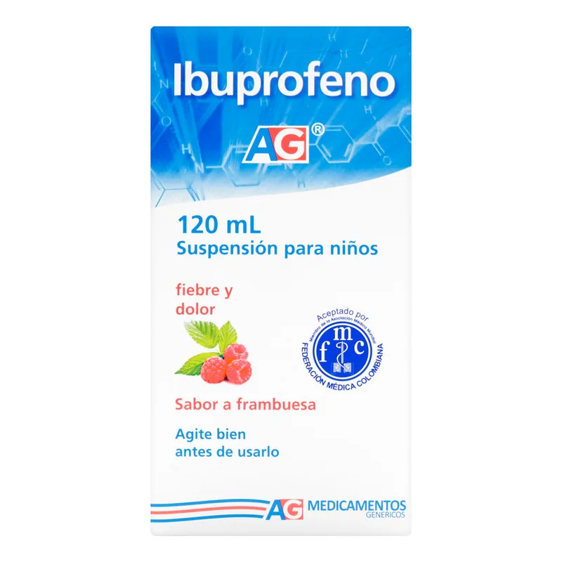 Ibuprofeno suspensión 120 mL AG