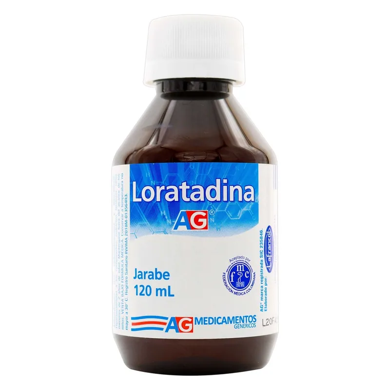 Loratadina jarabe 120 mL AG