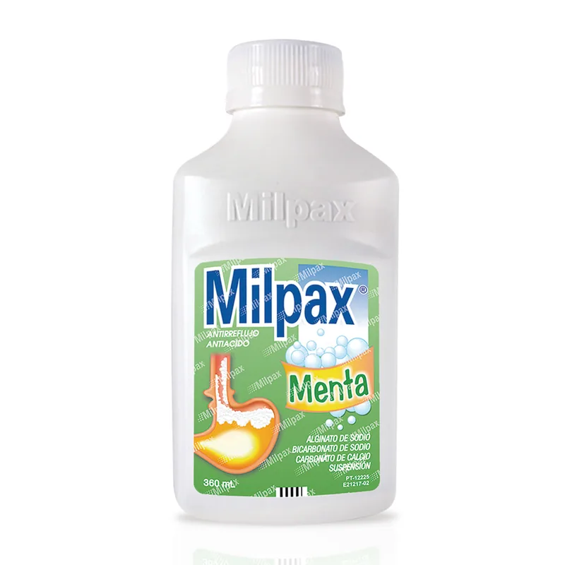 Milpax suspensión Menta 360 mL
