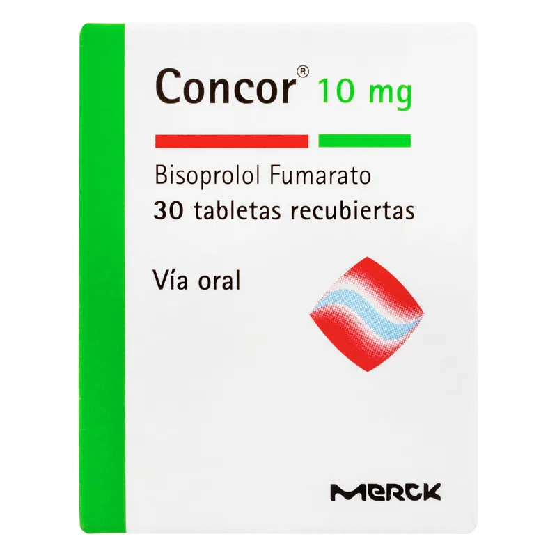 Concor 10 mg 30 tabletas