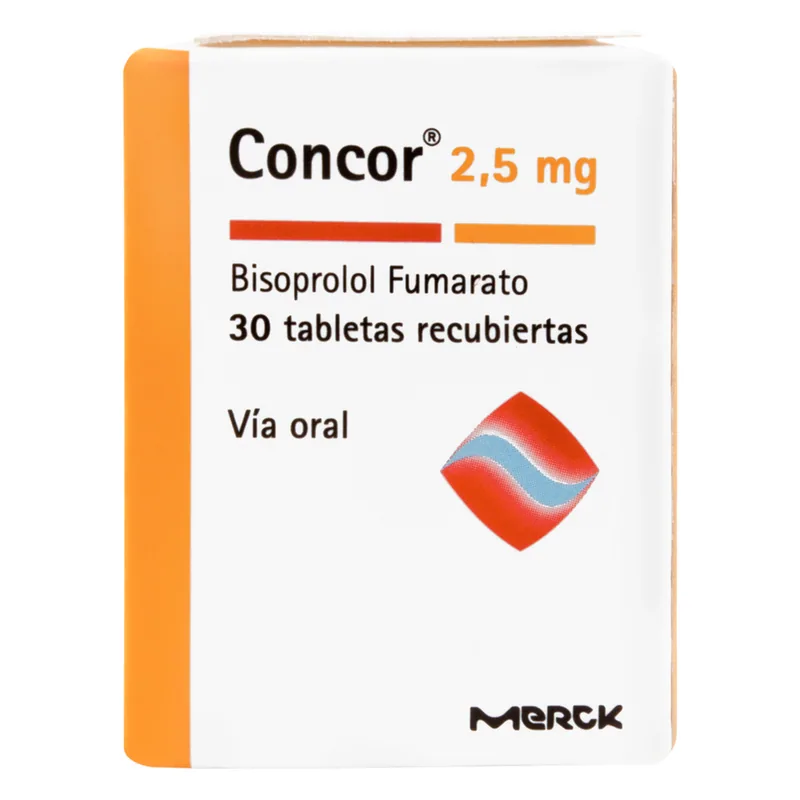 Concor 2.5 mg 30 tabletas