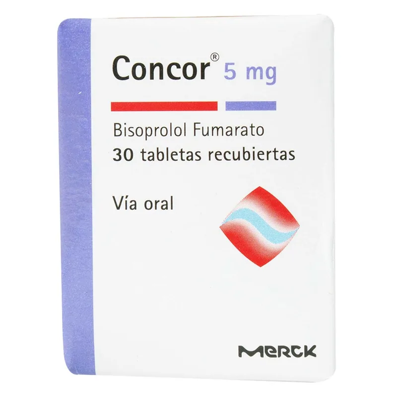 Concor 5 mg 30 tabletas
