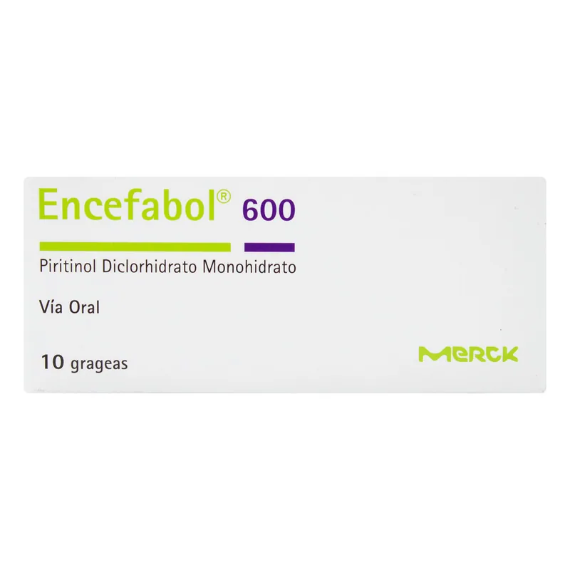 Encefabol 600 mg 10 tabletas