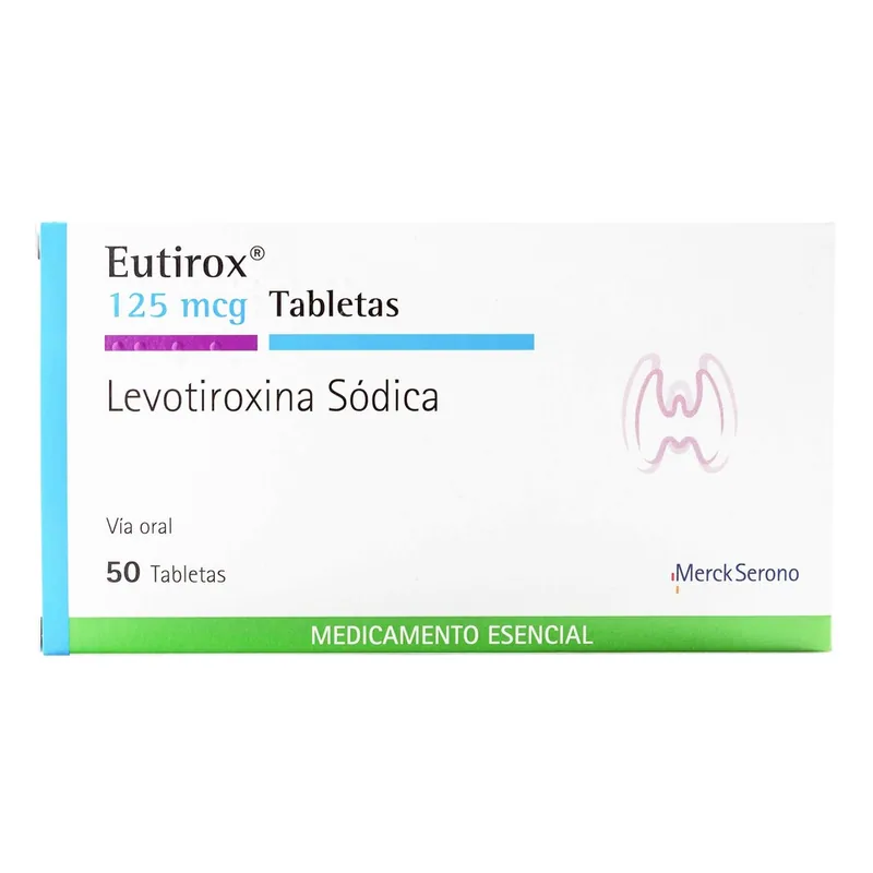 Eutirox 125 mcg 50 tabletas