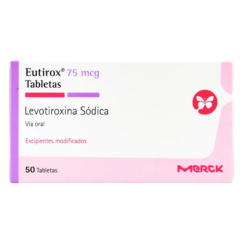 Eutirox 75 mcg 50 tabletas
