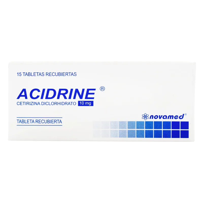 Acidrine 10 mg 15 comprimidos